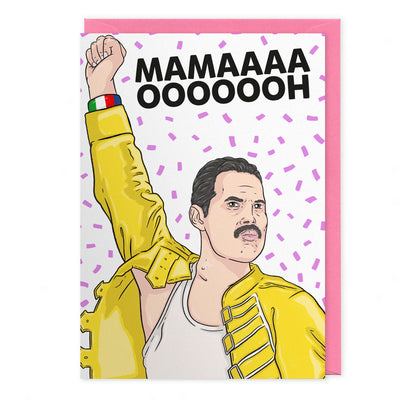 "Mama Ooh" - Freddie Mercury, Queen, Mothers Day Card