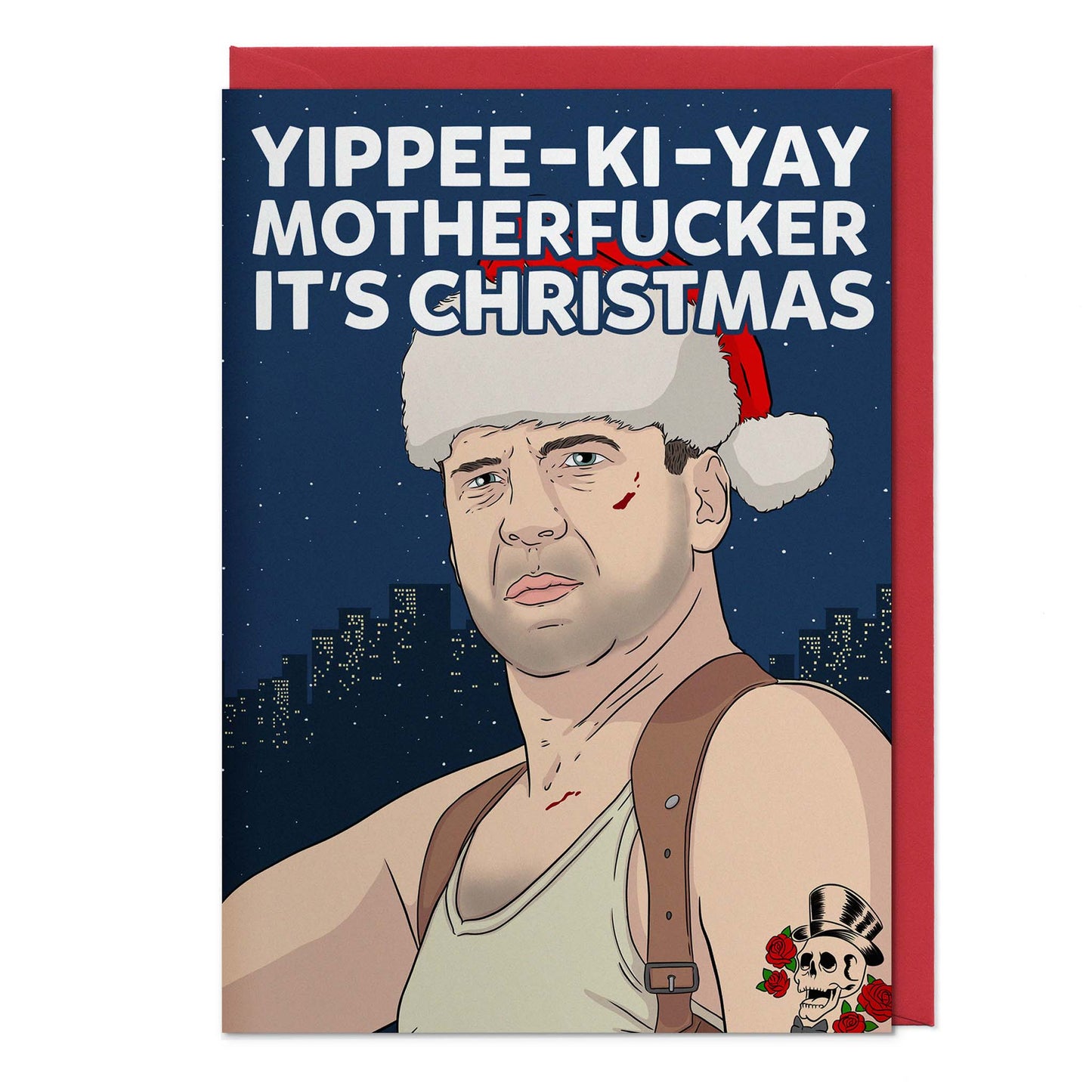 "Yippee Ki Yay Motherfucker" Die Hard Christmas Card LoveFromCo